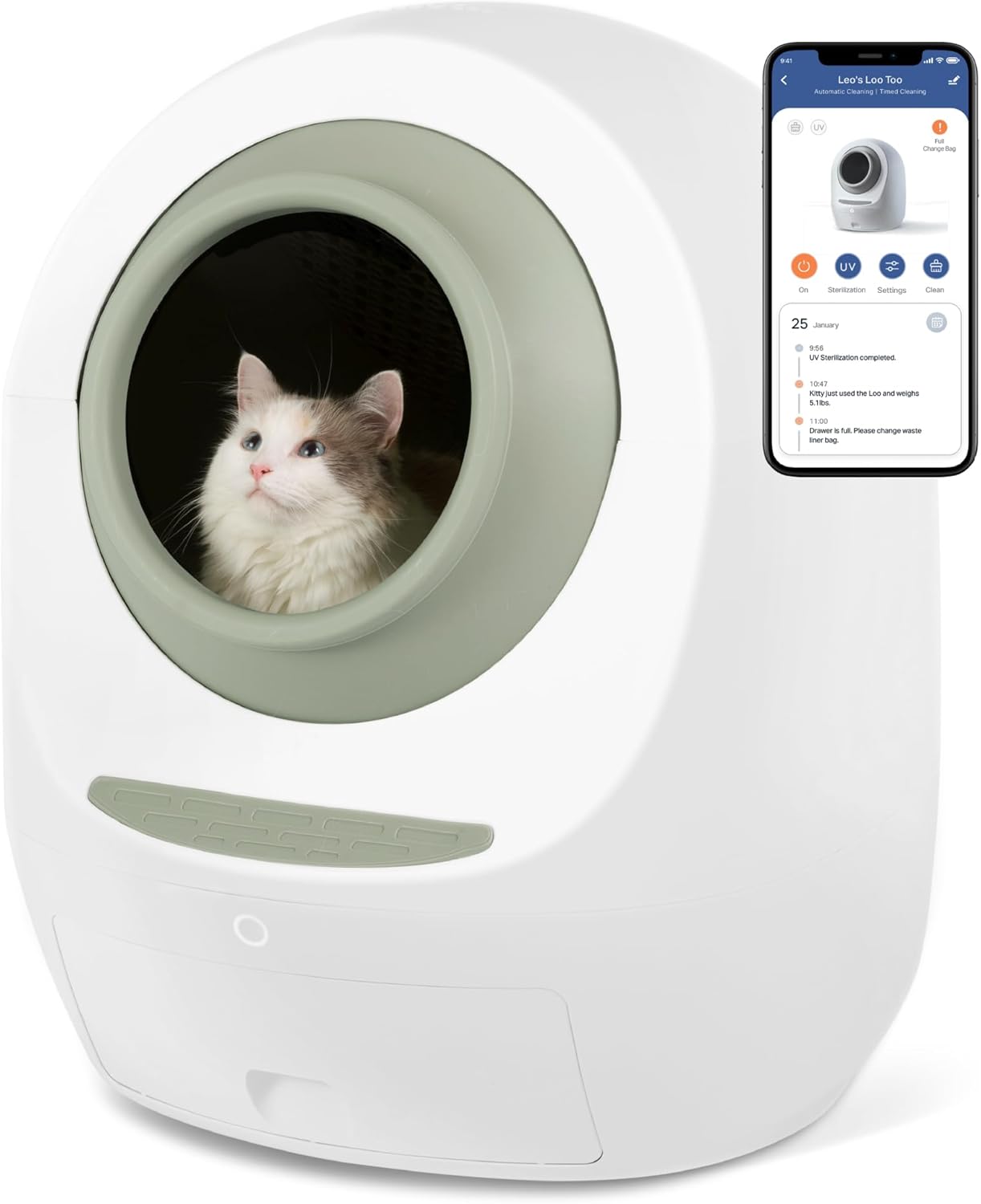 Leo's Loo Too automatic self-cleaning cat litter box