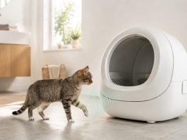 Automatic litter box sensor detection troubleshooting with a cat near the entrance